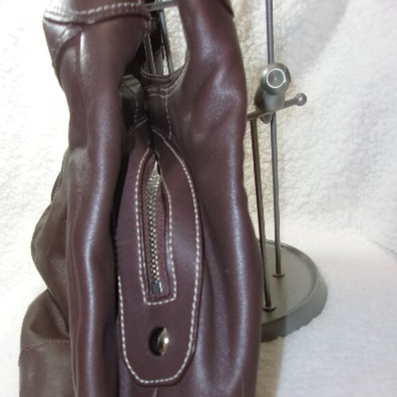 E-132 COACH LYNN SOHO BROWN HOBO BAG - Picture 5 of 15